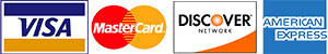 Accept Major Credit Cards